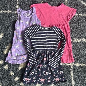 Bundle of 3 Girls Dresses